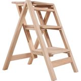 STEP APOLLO 3 KATLANABİLİR MERDİVEN TABURE - Ahşap - 1 ADET