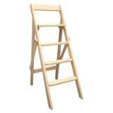 Step Ida Ahşap Merdiven 4 Basamaklı (Doğal Renk)