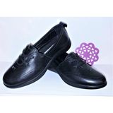 Step More Z2322056 Siyah Deri Comfort Taban Kadın Günlük Ayakkabı