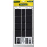 StepCo Pacific 6040 Bl Yapışkanlı Keçe 40 mm x 40 mm Siyah - Çok Renkli