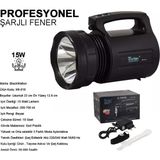 StepCo WT-018 Profesyonel Büyük Avcı Feneri