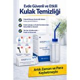 STEPHARMA Stepwax Kulak Kiri Temizleme Seti - Güvenli, Patentli Çözüm (Kulak Çubuğu/Damlası/Mumu/Kamerası Alternatifi)