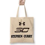 Stephen Curry Golden State Nba Bez Çanta Uzun Saplı - Açık Bej - 40 X 40