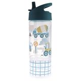 Stephen Joseph, Çocuklar için Yudumlama ve Atıştırmalık Su Şişesi, 340 ml Tritan BPA İçermez, Kızlar ve Erkek Çocuklar için İçecek ve Atıştırmalık Su Şişesi, Okula Dönüş Su Şişesi, İnşaat