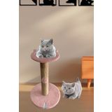 Stepli Kedi Tırmalama Tahtası Toz Pembe
