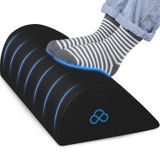 StepLively Çalışma masası altı için ayak dayanağı - Ergonomik tasarım yorgunluk ve ağrı giderme için hafızalı köpük ile ayak taburesi, kaymaz boncuk, yıkanabilir masa altı ayak dayama yeri ofis, ev, oyun için (Siyah)