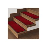 Stepmat Bukle Halıdan Kaymaz Tabanlı Merdiven Basamak Paspası/Halısı