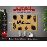 Stepmat Nem ve Toz Alıcı Velür Coco Kapı Önü Paspası - Abanoz