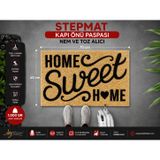 Stepmat Nem ve Toz Alıcı Velür Coco Kapı Önü Paspası | Kaymaz PVC Taban, Nem ve Toz Alıcı, İç ve Dış Mekan, Polipropilen Yüzey, Kolay Temizlenir