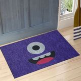 Stepmat Tek Göz Emoji Çift Taraflı Kauçuk Kapı Önü Paspası