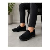 StepMore Erkek Siyah Ortapedik Günlük Yürüyüş Ayakkabı Hafif Rahat Esnek Kaymaz Taban Casual Sneaker Ayakkabı