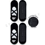 Steppe Berry 2 Çift Çapraz Bantlı Premium Pilates ve Yoga Çorabı - Siyah - 36 - 40