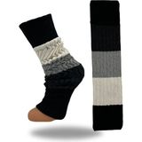 Steppe Berry Çocuk Çizgili Model Tozluk Çorap - Karışık - 30 - 35