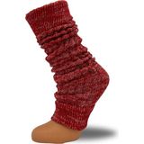 Steppe Berry Kadın Simli Tozluk Çorap - 36 - 40 - Kırmızı