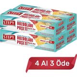 Stepy Buzdolabı Poşeti Büyük Boy 15'li x 4 Adet