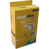 Steraplus Colors Ffp2 5 Katmanlı Telli N95 Maske 10'Lu - Sarı