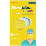 Steraplus Colors FFP2 N95 Tekli Paketlenmiş Sarı Koruyucu Maske 10'lu
