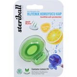 Steriball Diş Fırçası Koruma Kabı - Limon Kokulu Yetişkin 2li Manuel Diş Fırçaları Için (Karma Renk) (2 Adet Diş Fırçası Koruma Kabı) - 0,33 - 00-Siyah - Beyaz