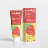 Steriball Doğal Diş Macunu Florürsüz 75 ML - Çilek Florür İçermez, Hidroksiapatit ile Tam Koruma, Vegan