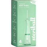 Steriball Oral Irrigator Ağız Duşu Lila - 4 Temizlik Modu; 360 ° Dönebilen Başlık; 0,60 mm Ince Su Akışı; Yüksek Frekanslı Su Darbesi - Yeşil