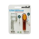 Steriball Pilli ve Şarjlı Diş Fırçası İçin Hijyenik Siyah ve Turuncu Diş Fırçası Kabı