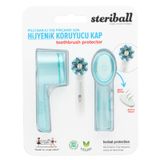 Steriball Pilli veya Şarjlı Diş Fırçaları İçin Açık Mavi Hijyenik Diş Fırçası Kabı