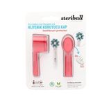 Steriball Şarjlı ve Pilli Diş Fırçaları Için Hijyenik Diş Fırçası Koruma Kabı-2'li Kırmızı