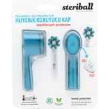 Sterıball Şarjlı ve Pilli Diş Fırçaları Için Hijyenik Diş Fırçası Koruma Kabı-2'li Mavi