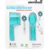 Steriball Şarjlı ve Pilli Diş Fırçaları Için Hijyenik Diş Fırçası Koruma Kabı-2'li Turkuaz x 2