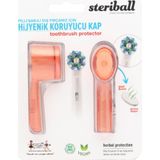 Steriball Şarjlı ve Pilli Diş Fırçaları Için Hijyenik Diş Fırçası Koruma Kabı-2'li Turuncu x 2