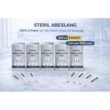 Steril Abeslang 100'Lü 5 Paket Tek Tek Paketli Ahşap Dil Basacağı Spatula Toplam 500 Adet