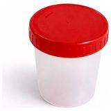 Steril Numune Kabı 60 ml (25 Adet) – Vidalı Kapaklı, Sızdırmaz, Iso 13485 & Ce Belgeli