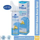 Sterimar Bebek Burun Spreyi Deniz Suyu 50 ml 0-3 Yaş İçin Günlük Hijyen Sağlayan Doğal Ürün