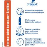 Sterimar Burun Spreyi 100 ml 0-3 Yaş Bebekler için Doğal İçerikli Nazik Temizlik ve Tıkanıklık Açıcı
