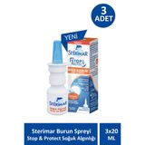 Sterimar Stop & Protect 3x20 ml Soğuk Algınlığı Burun Spreyi