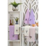 Sternen Glanz 6 Lı Muffak Havlusu Seti 40X60 - Lavanta - 40 x 60 cm