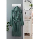 Sternen Glanz Doğa Kapşonlu Unisex Bornoz - 3XL - Yeşil