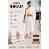 sternen glanz Medina Collection Soft Touch 110x220 cm 1300 Gram Yetişkin Hac Umre İhramı