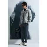 Sterno Smart Erkek Chino Pantolon Slim Fit Gri