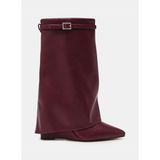 Steve Madden Bordo Kadın Çizme SHOCKER