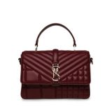 Steve Madden Çapraz Postacı Çantası, Standart, 5003318767, Bordo, Kadın