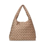 Steve Madden Deri Hobo Çanta, Standart, 5003318814, Vizon, Kadın