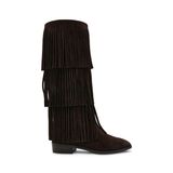 Steve Madden Kahverengi Kadın Deri Çizme SPUR