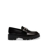 Steve Madden Siyah Kadın Deri Loafer LANDO-CN