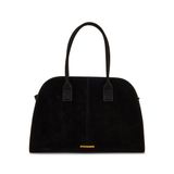 Steve Madden Siyah Kadın Süet Tote Çanta BTAWNY