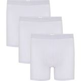 Steve Wolls Erkek Beyaz 3’lü Uzun Paça Bambu Boxer - 25201 - 2XL