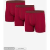 Steve Wolls Erkek Bordo 3’lü Uzun Paça Bambu Boxer - 25201 - 2XL