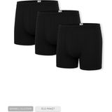 Steve Wolls Erkek Siyah 3’lü Uzun Paça Bambu Boxer - 25201 - 2XL