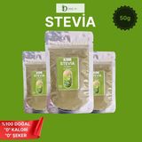 STEVİA-TR ”0”(Sıfır) Kalori, “0” (Sıfır) Enerji Şeker Otu Kullanıma Hazır 150 gr granül Yeşil Toz - 150 gr