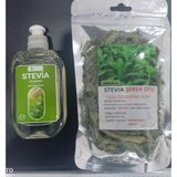 STEVİA-TR ”0”(Sıfır) Kalori, “0” (Sıfır) Enerji Şeker Otu Kullanıma Hazır 200gr Yaprak ve 275gr Sıvı - 1 Adet